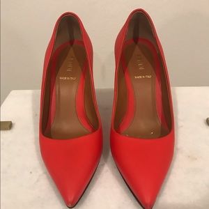 Fendi orange/red heels